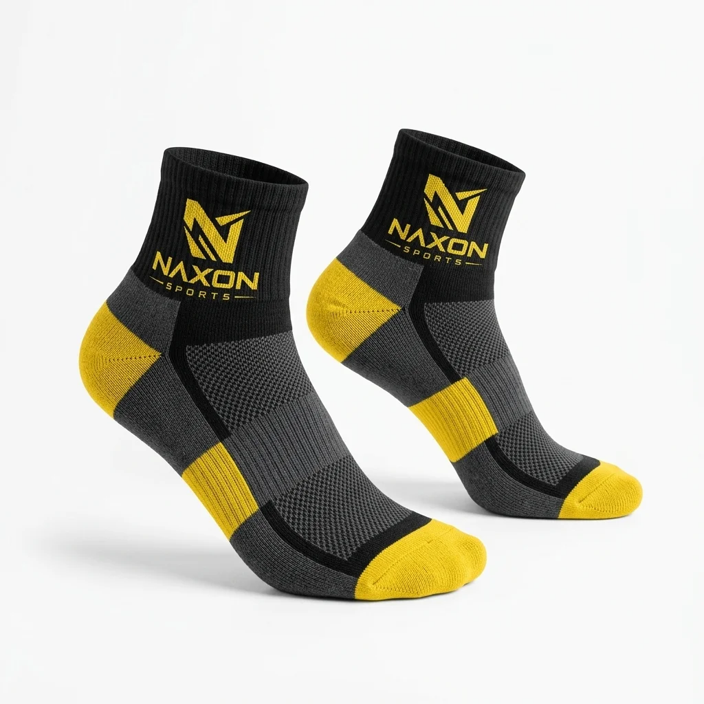 Custom ankle sports socks by Naxon Sports