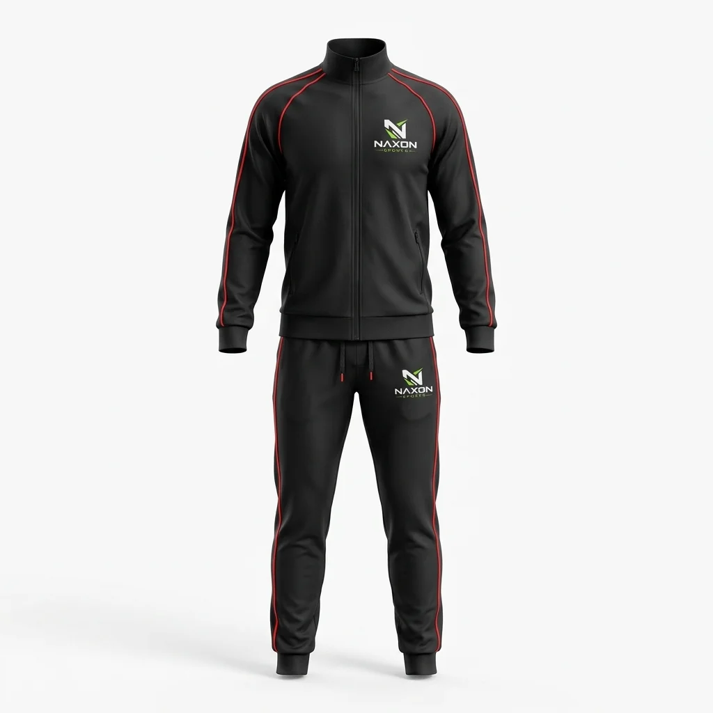 Custom athletic gym tracksuit by Naxon Sports