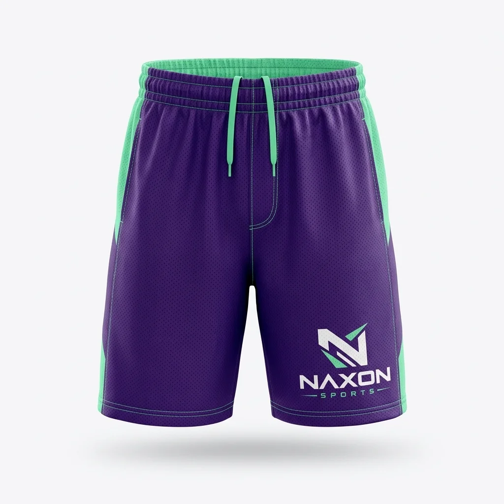 Custom athletic shorts by Naxon Sports