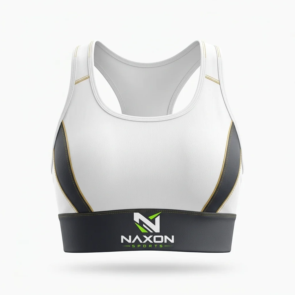 Custom athletic sports bra by Naxon Sports