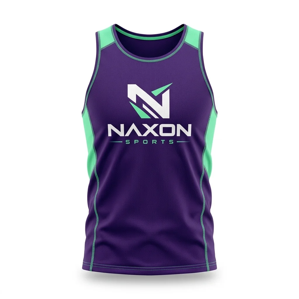 Custom athletic sports tank top by Naxon Sports