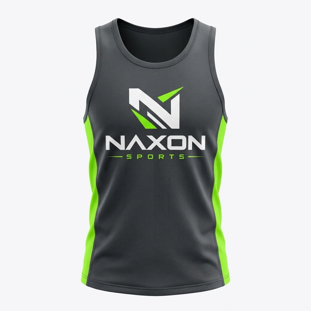 Custom athletic tank top by Naxon Sports