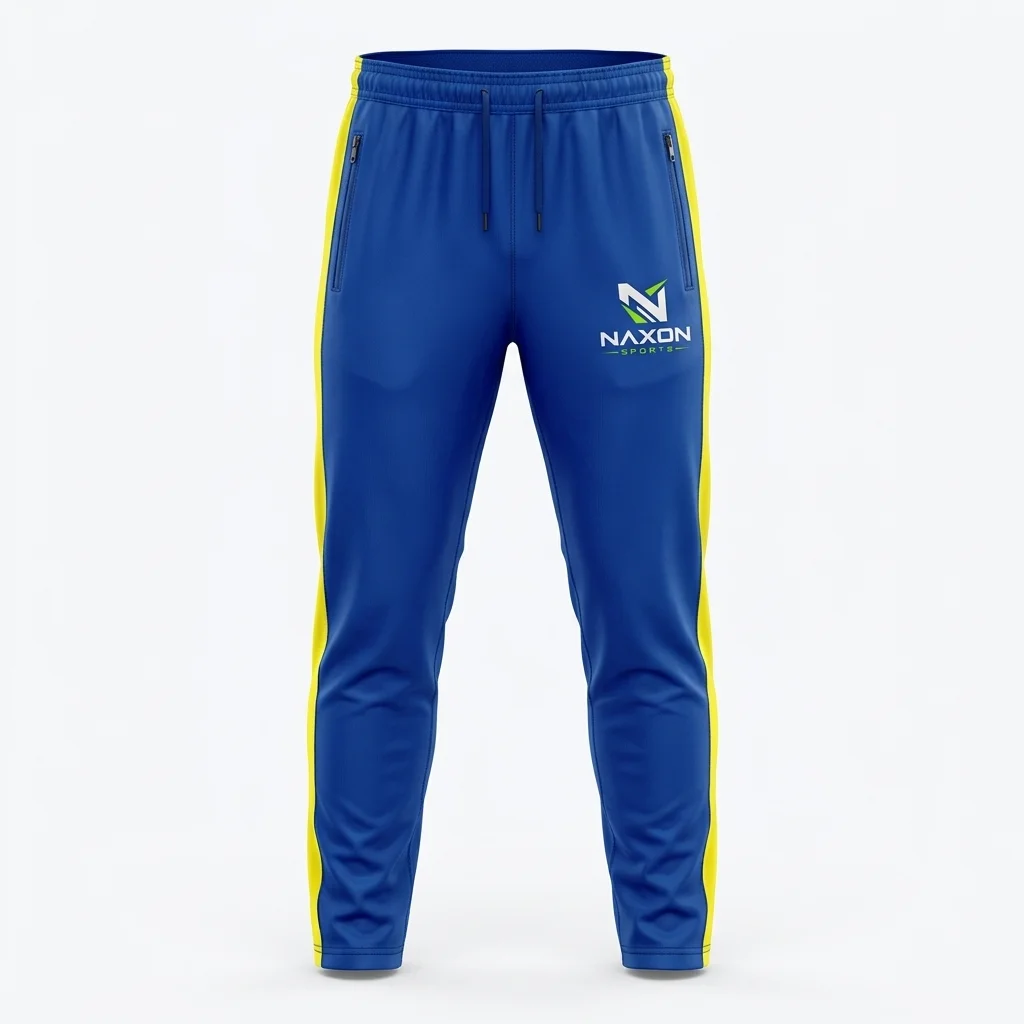 Custom athletic track pants by Naxon Sports