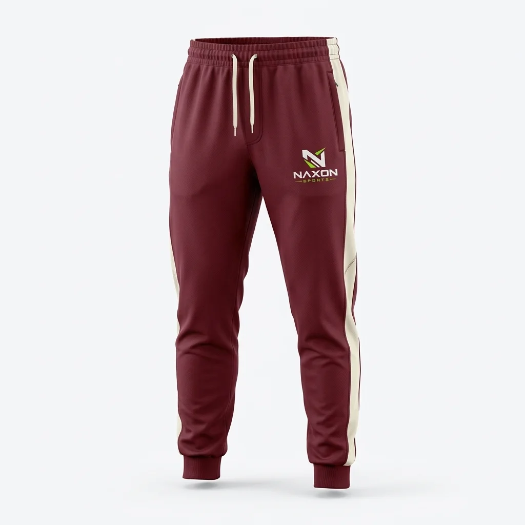 Custom athletic track pants by Naxon Sports