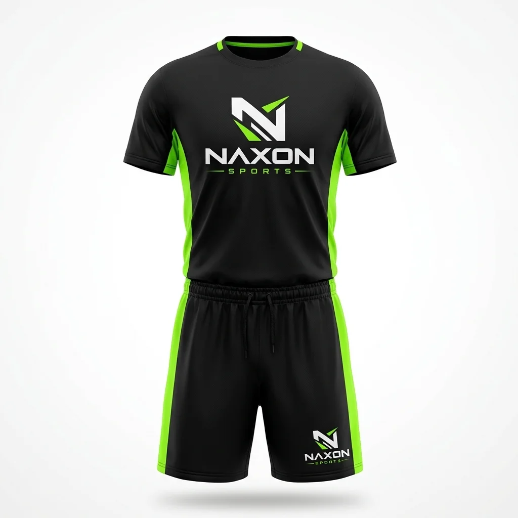 Custom badminton uniform design by Naxon Sports