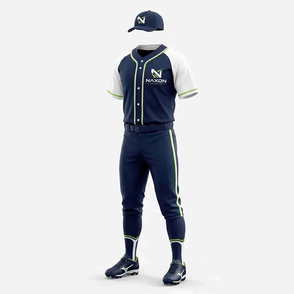 Custom baseball team uniform by Naxon Sports