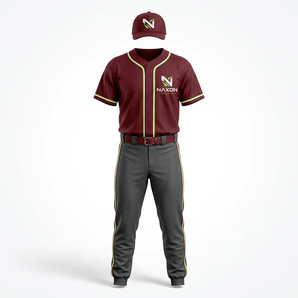 Custom baseball team uniform by Naxon Sports