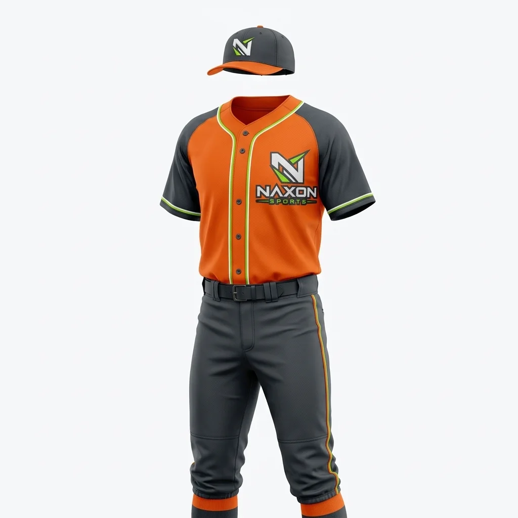 Custom baseball team uniform by Naxon Sports