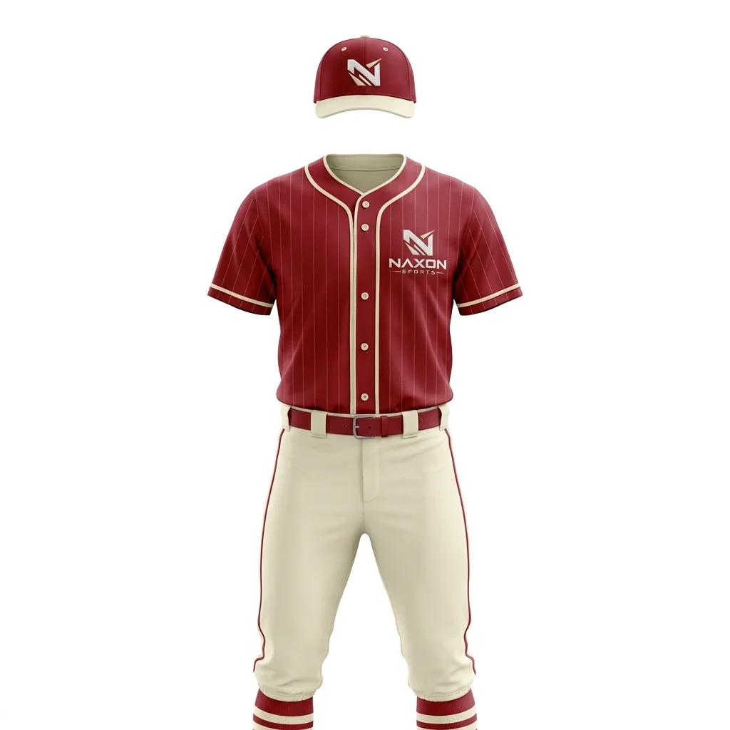 Custom baseball team uniform by Naxon Sports