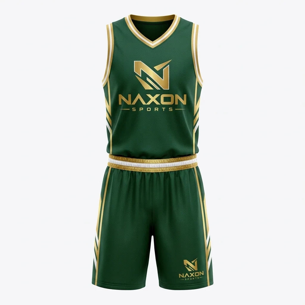 Custom basketball team uniform by Naxon Sports