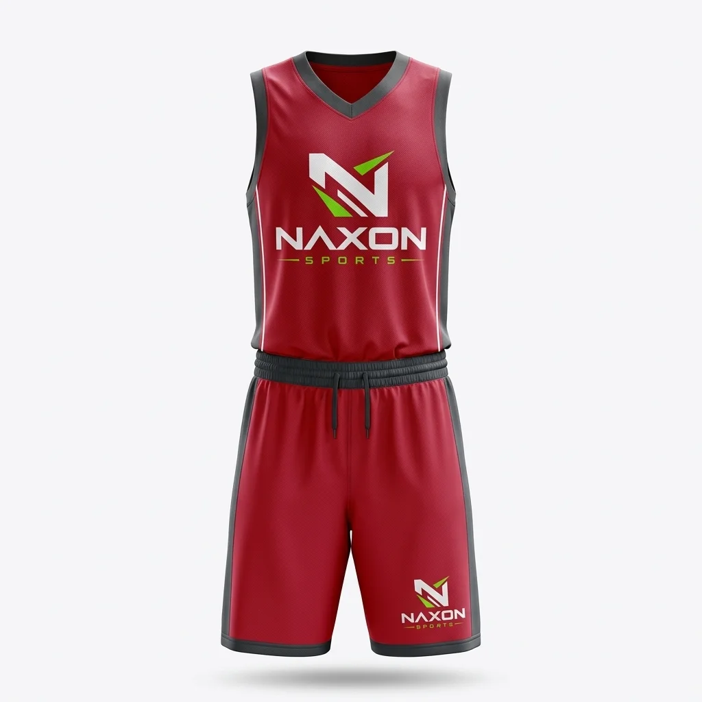 Custom basketball uniform by Naxon Sports