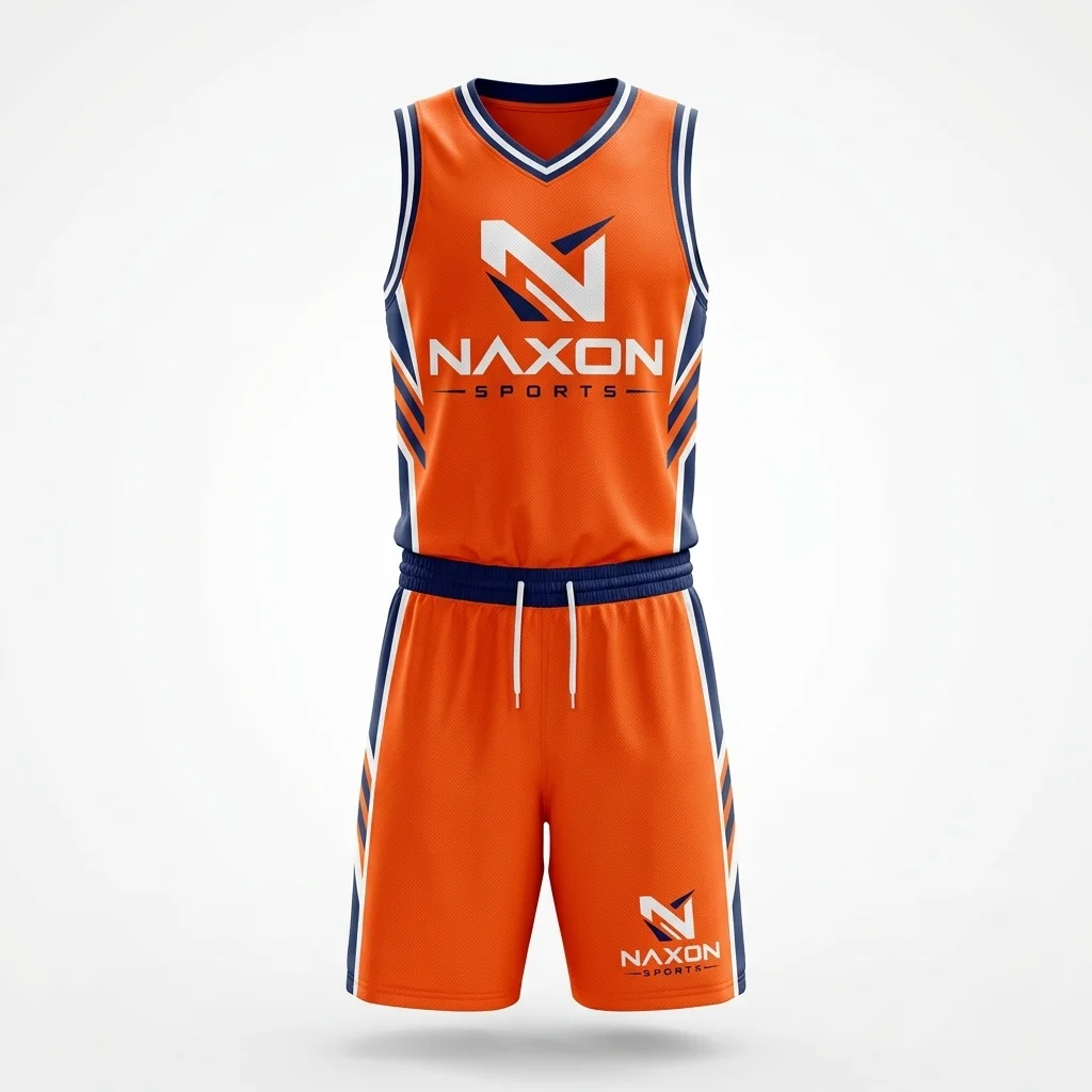 Custom basketball uniform by Naxon Sports