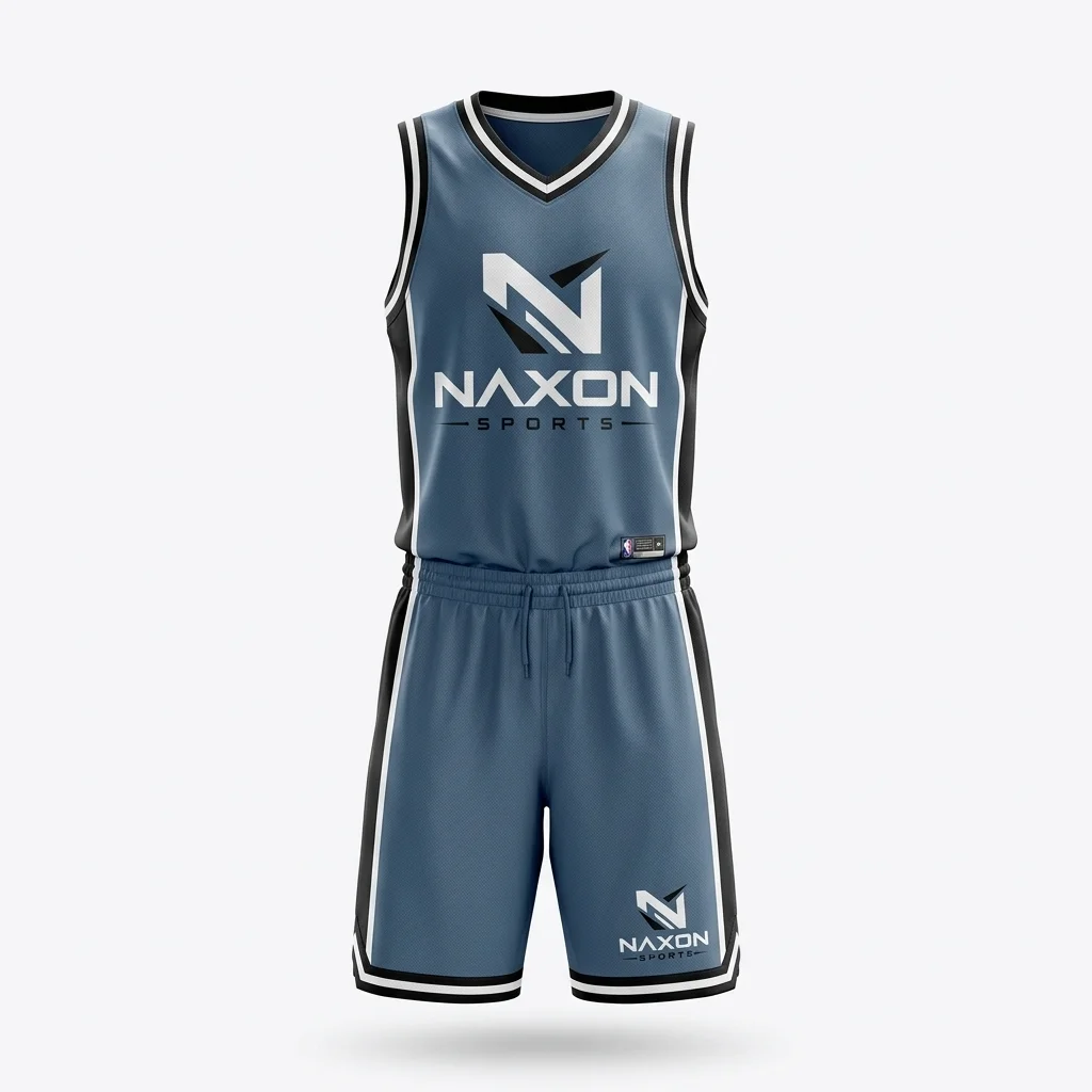 Custom basketball uniform design by Naxon Sports
