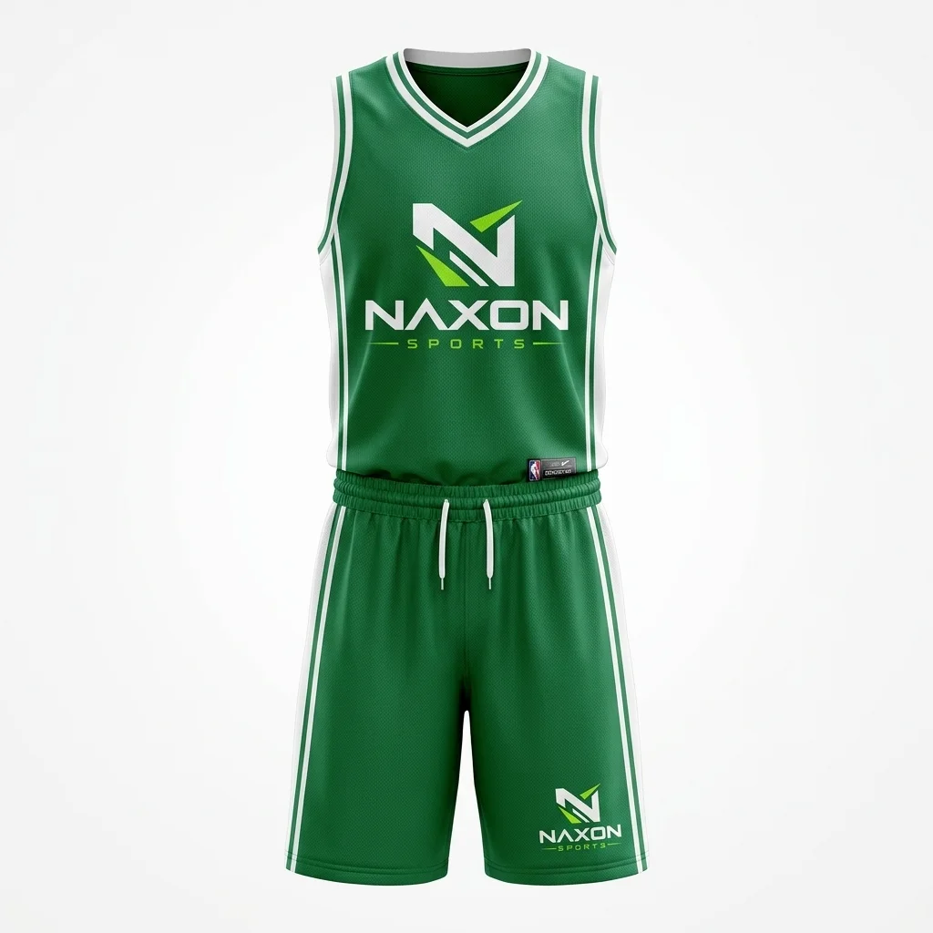 Custom basketball uniform design by Naxon Sports
