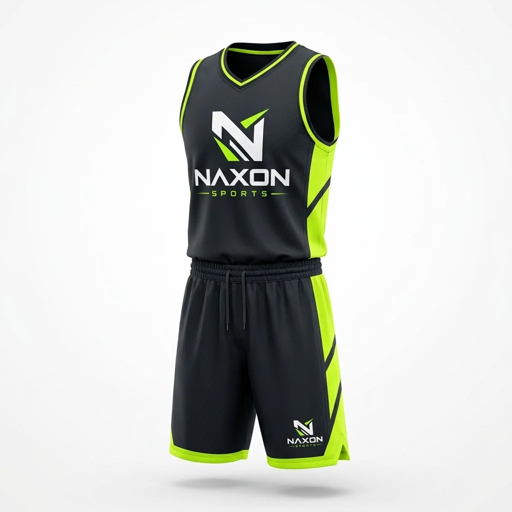 Custom basketball uniform by Naxon Sports