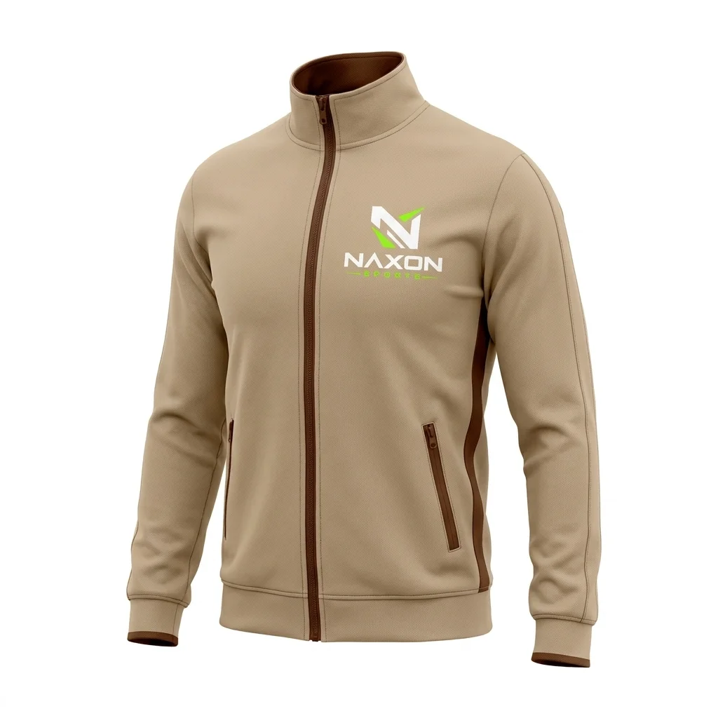Custom beige tracksuit studio by Naxon Sports