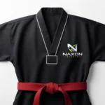 Black taekwondo uniform with belt – Custom Taekwondo Uniform – Club Series by Naxon Sports, Sialkot