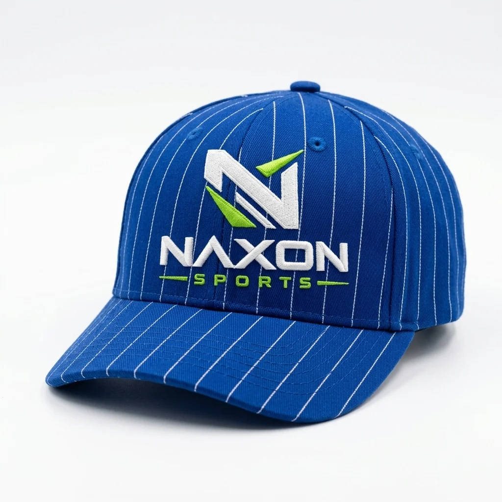 Custom blue baseball cap by Naxon Sports