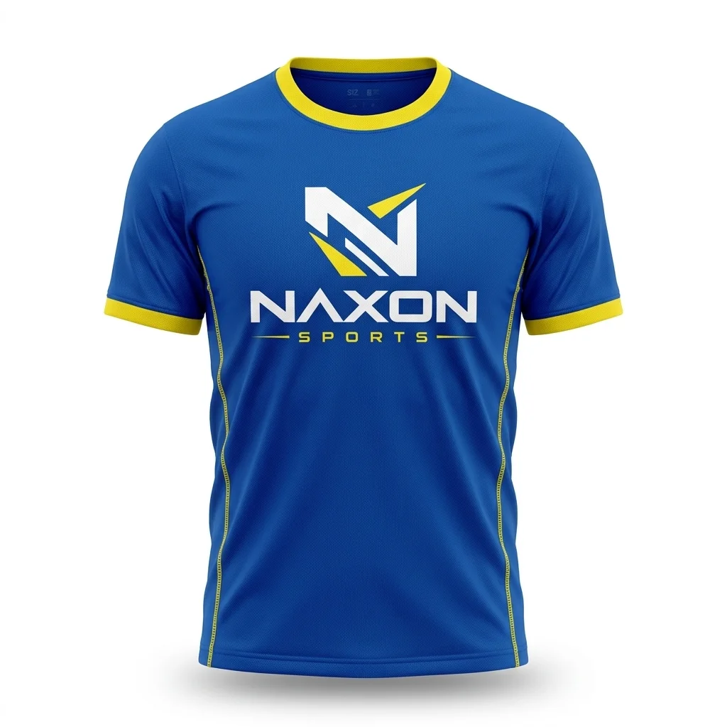 Blue_gym_t-shirt_mock-up_20261008014546 Custom blue gym t-shirt by Naxon Sports
