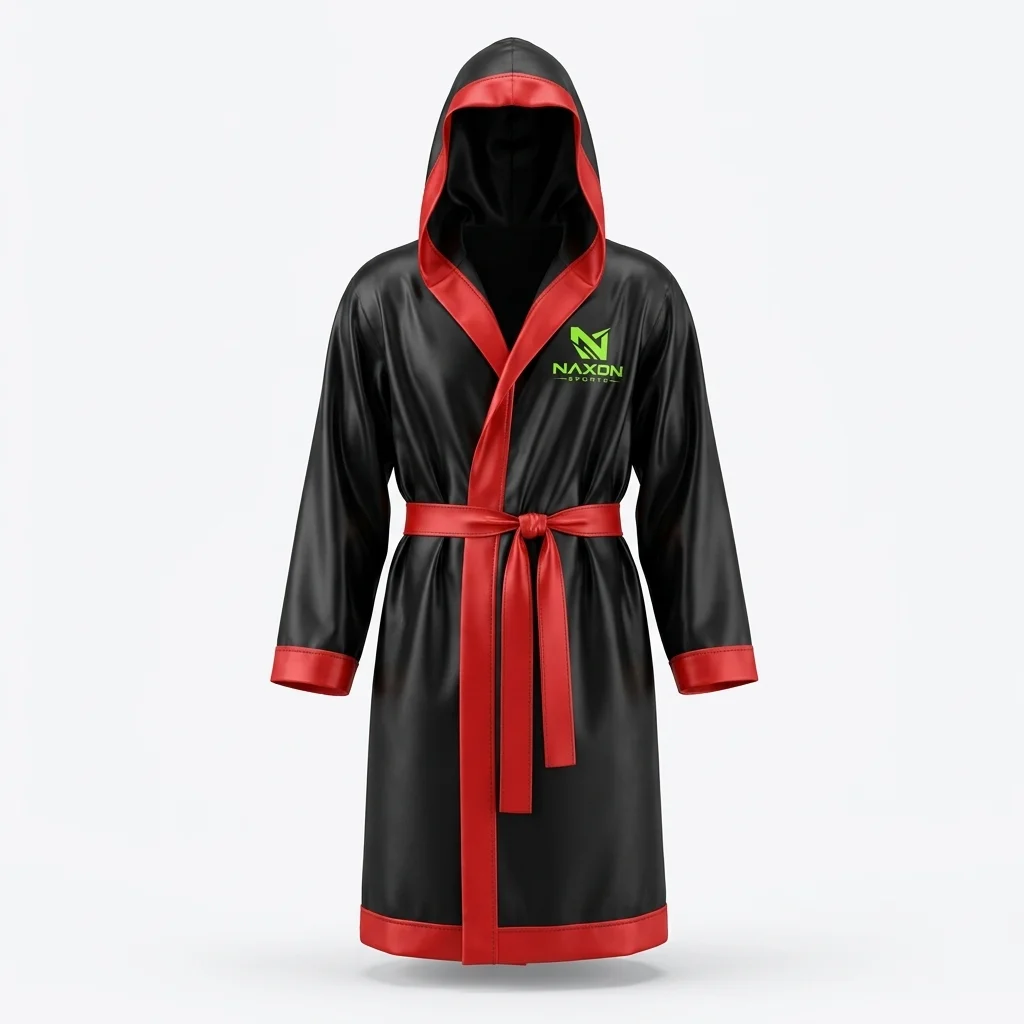 Custom boxing robe by Naxon Sports