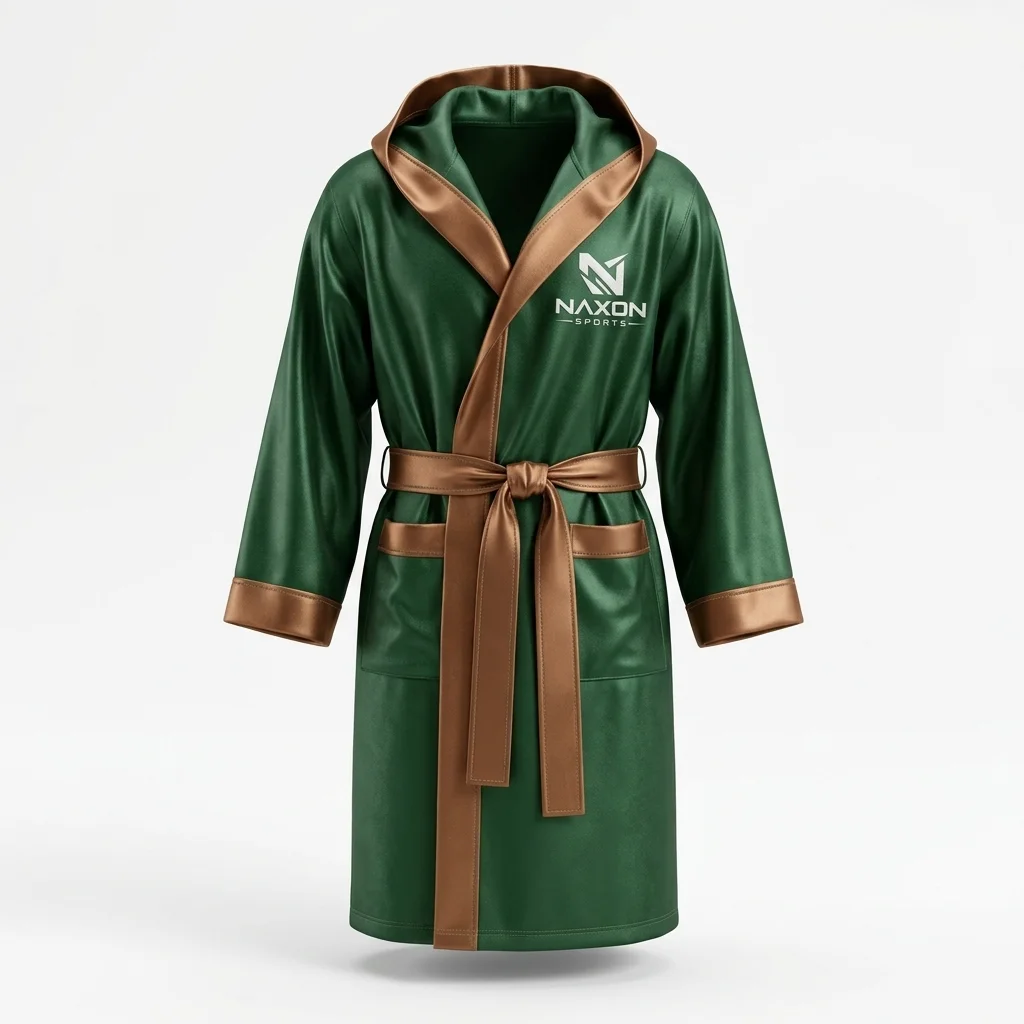 Custom boxing robe by Naxon Sports