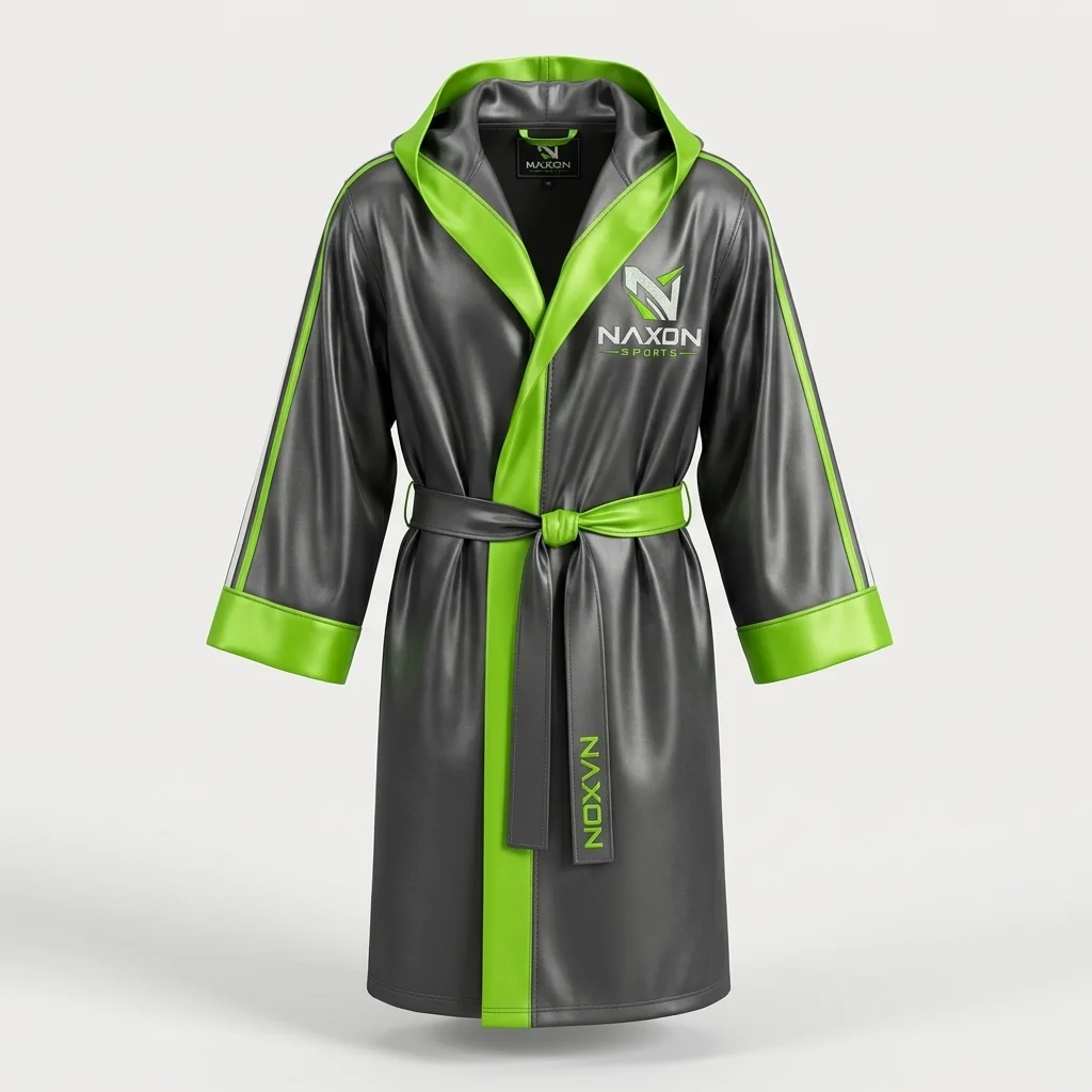 Custom boxing robe by Naxon Sports