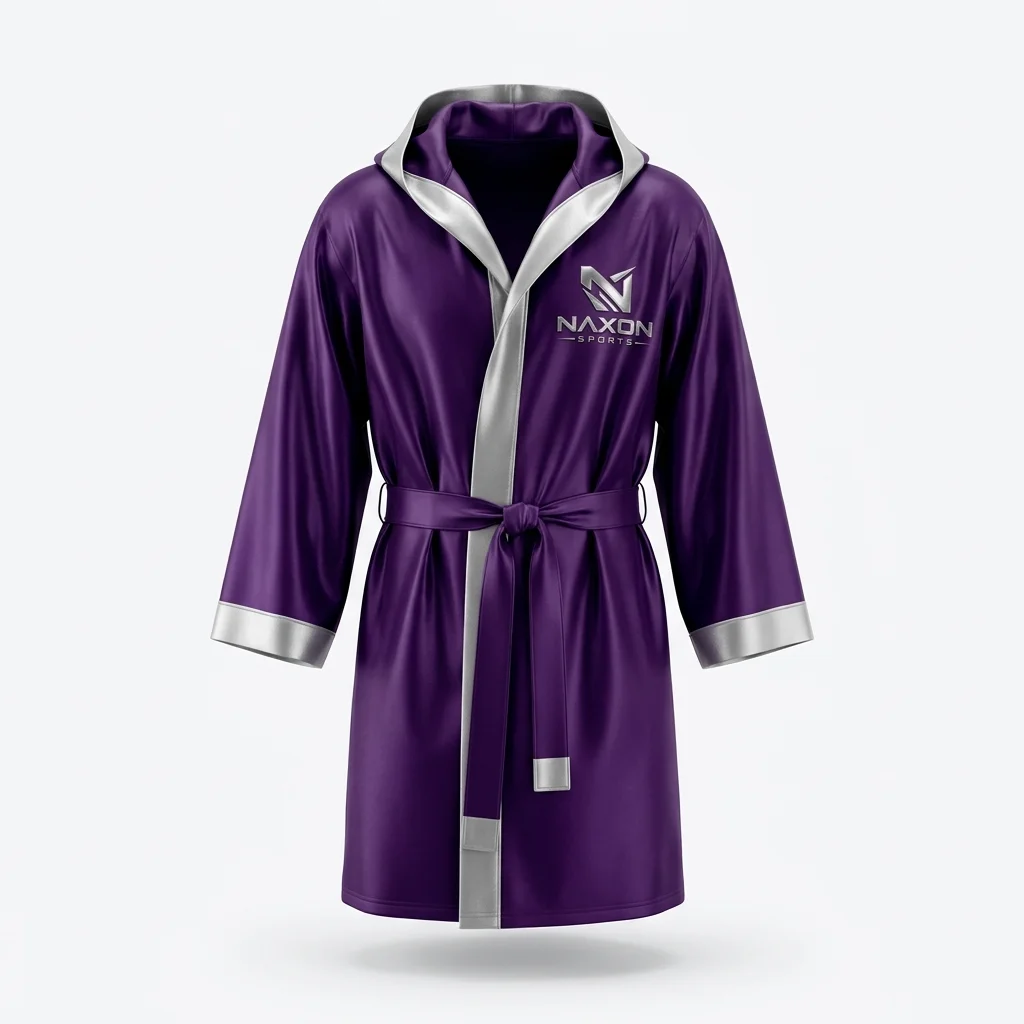 Custom boxing robe by Naxon Sports