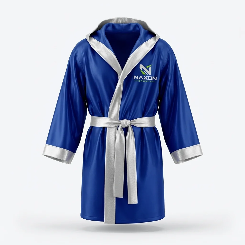 Custom boxing robe by Naxon Sports