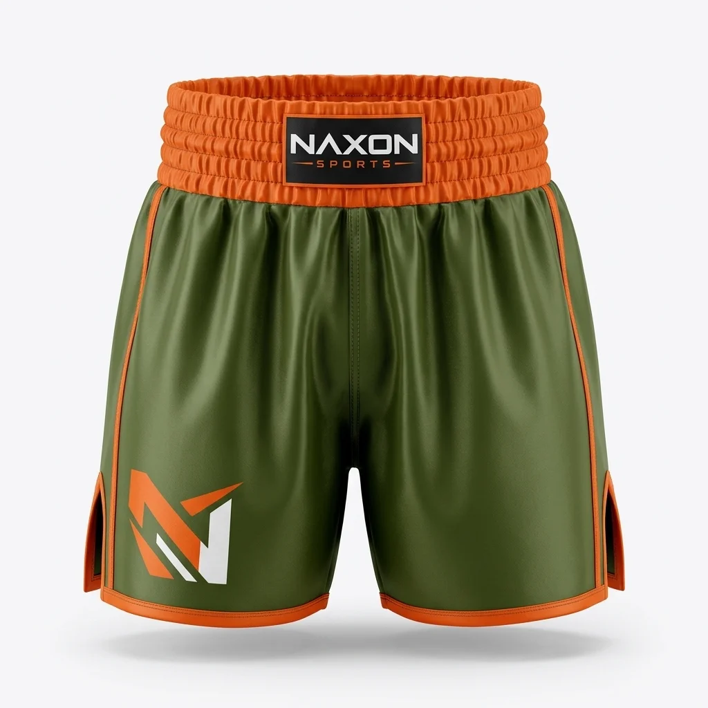 Custom boxing shorts straight by Naxon Sports