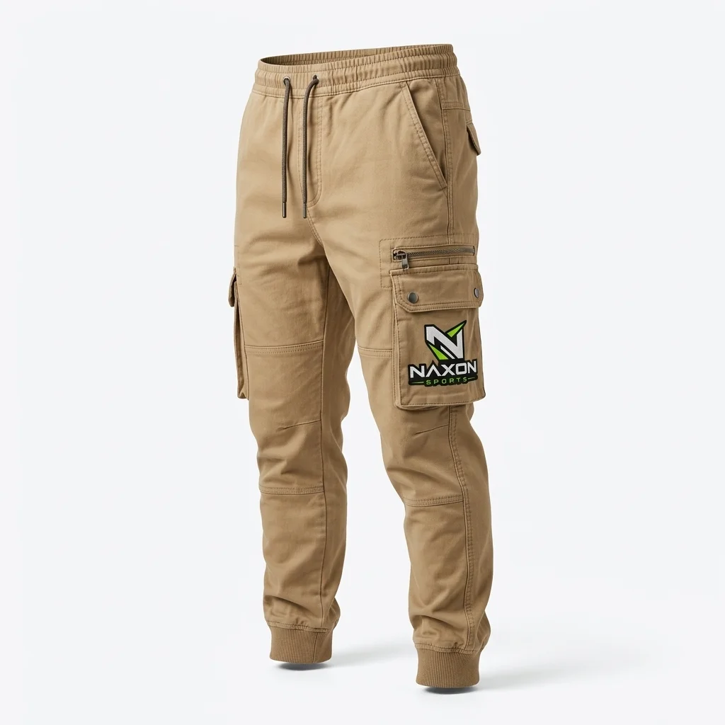 Custom cargo joggers by Naxon Sports