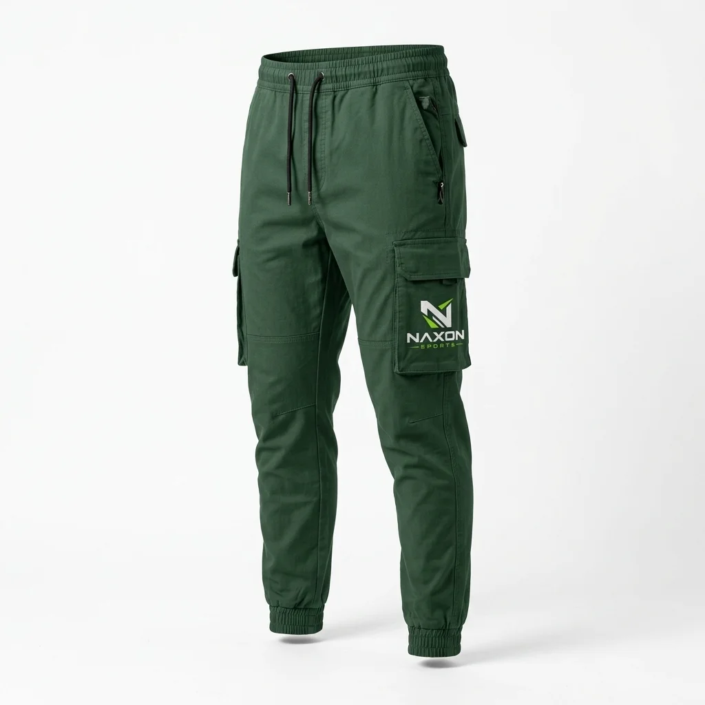 Custom cargo joggers by Naxon Sports