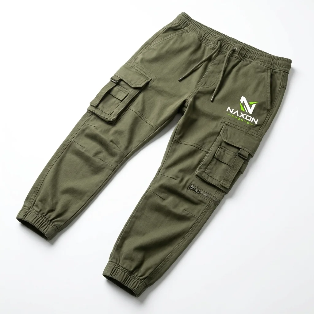 Custom cargo joggers by Naxon Sports