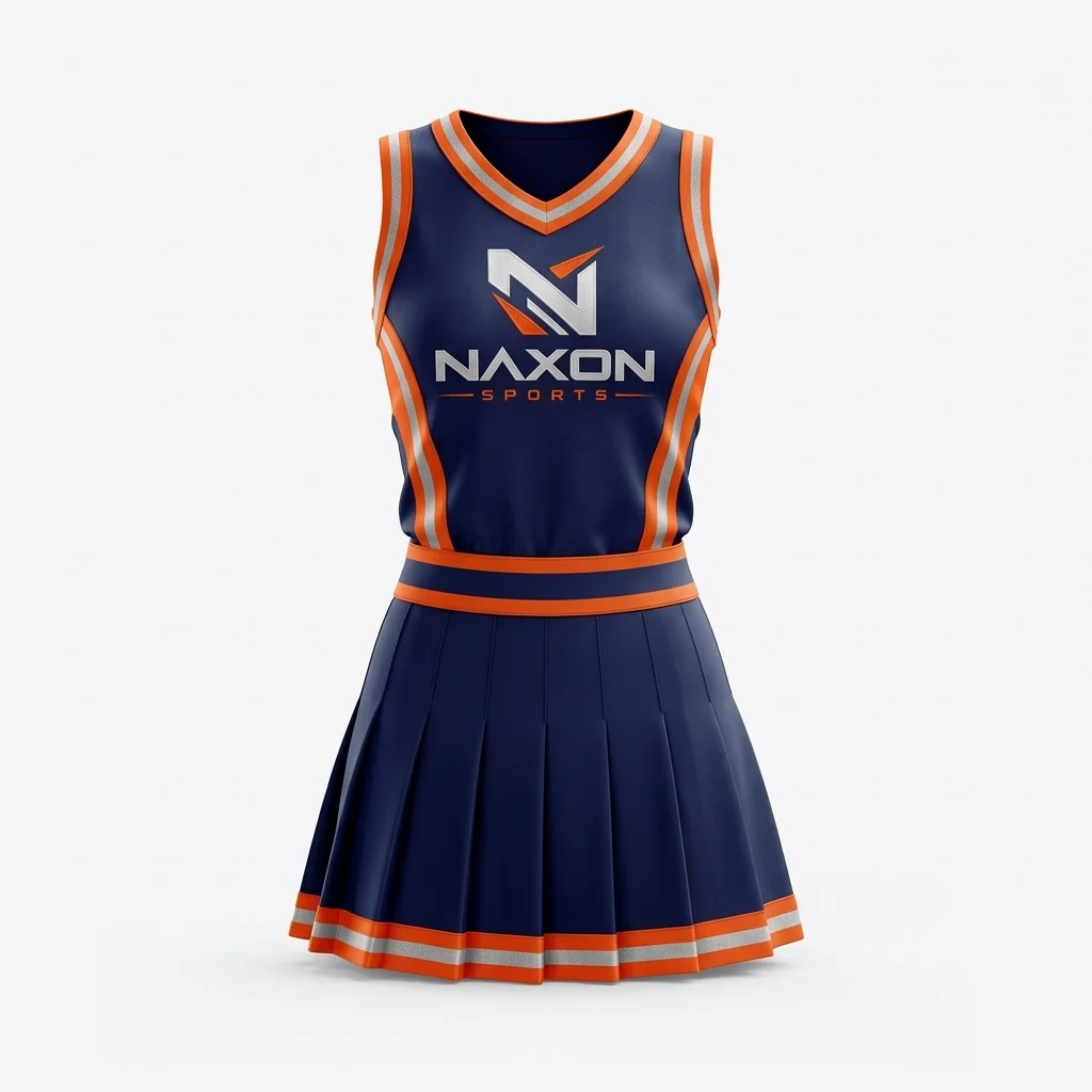 Custom cheerleading uniform by Naxon Sports