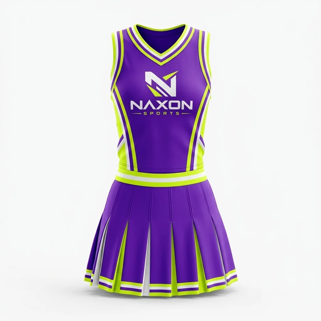 Custom cheerleading uniform by Naxon Sports