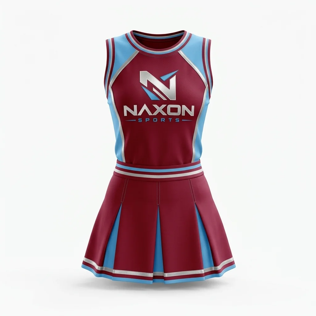 Custom cheerleading uniform by Naxon Sports