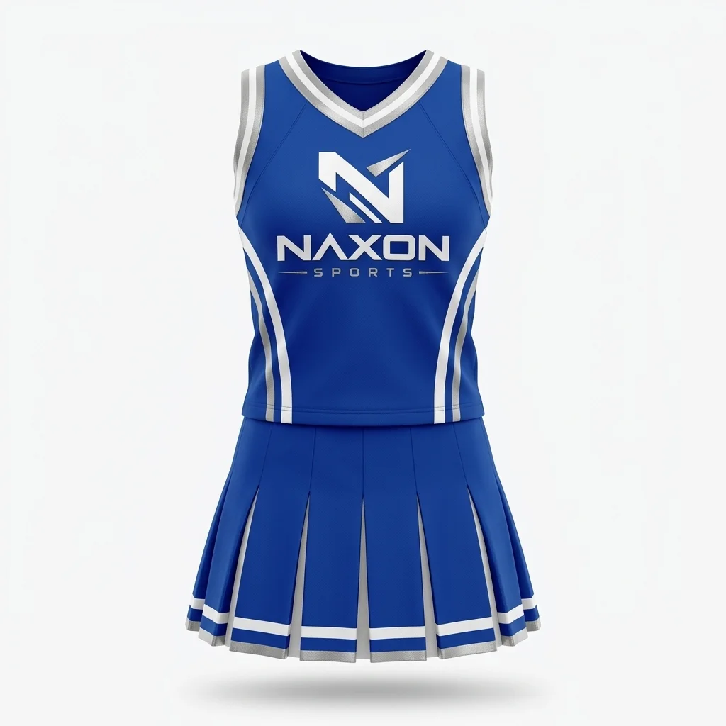 Custom cheerleading uniform by Naxon Sports