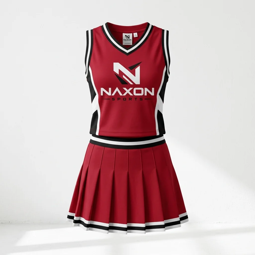 Custom cheerleading uniform by Naxon Sports