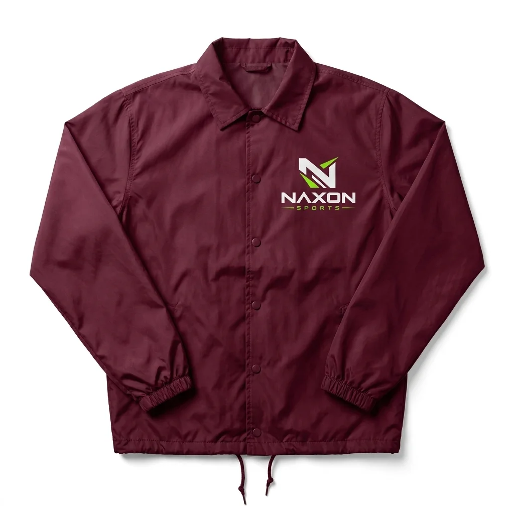 Custom coach jacket by Naxon Sports