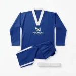 Cobalt blue taekwondo uniform – Custom Taekwondo Uniform – Club Series by Naxon Sports, Sialkot