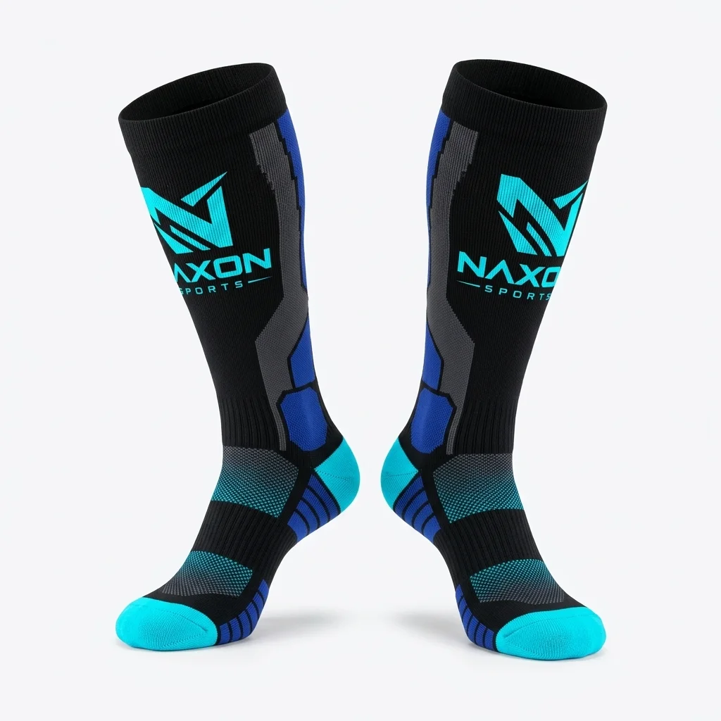 Custom compression sports socks by Naxon Sports