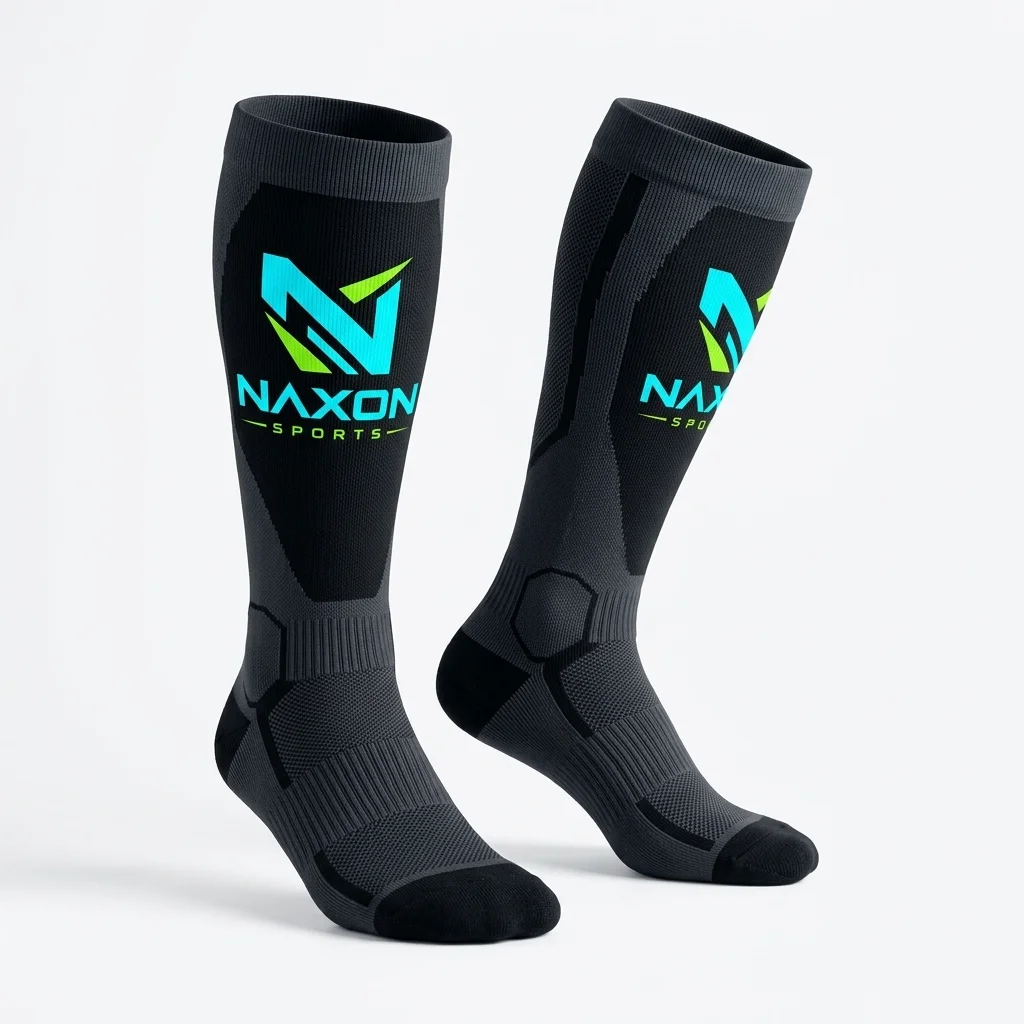 Custom compression sports socks by Naxon Sports