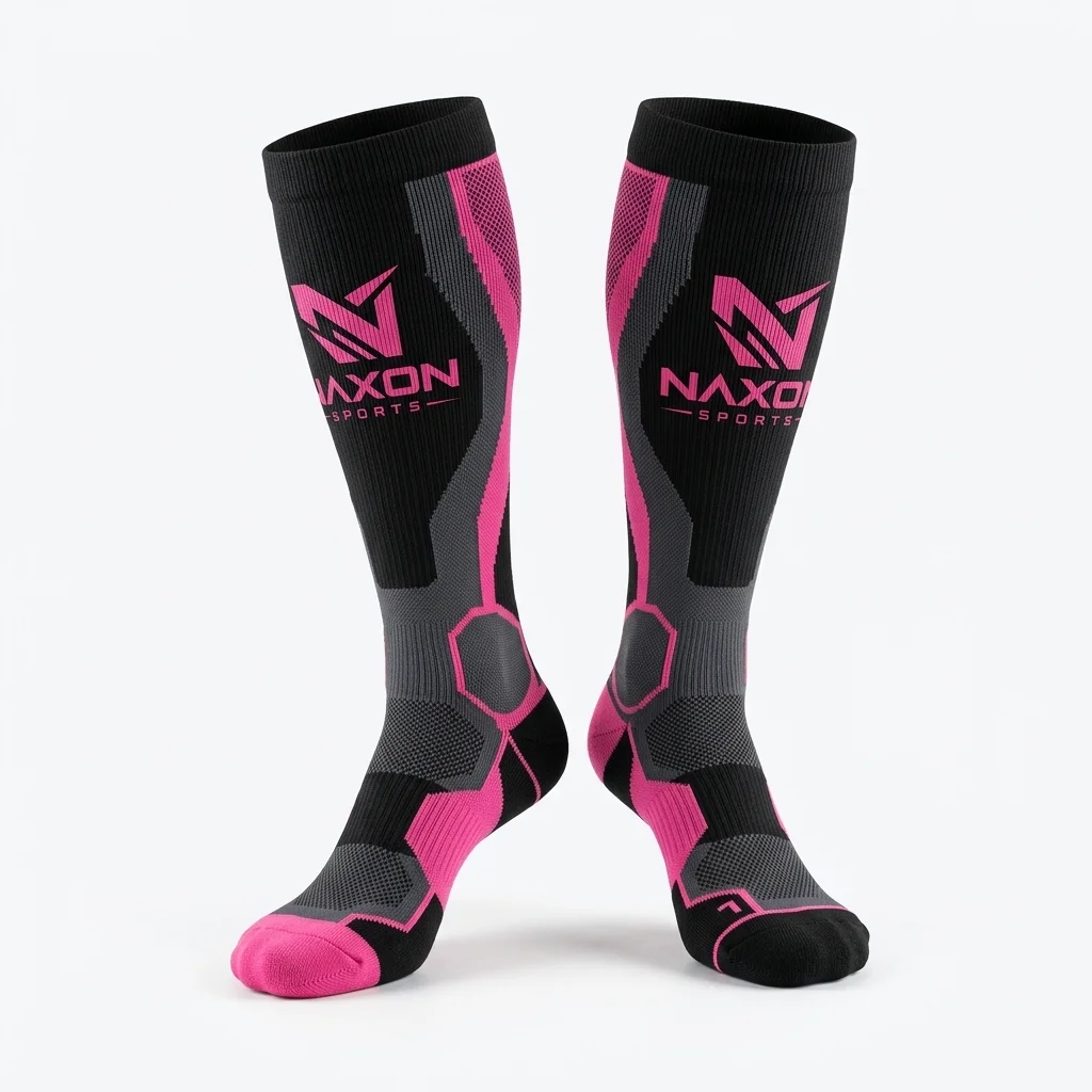 Custom compression sports socks by Naxon Sports