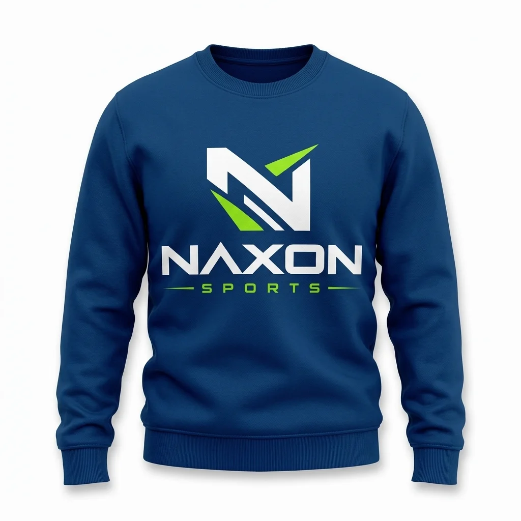 Custom crewneck sweatshirt by Naxon Sports