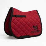 Crimson equestrian saddle pad – Custom Saddle Pad – Club Series by Naxon Sports, Sialkot