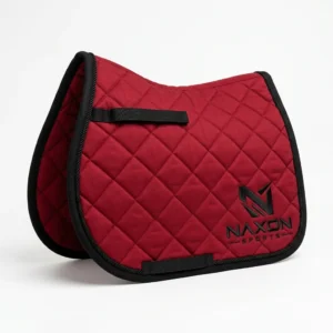 Crimson equestrian saddle pad – Custom Saddle Pad – Club Series by Naxon Sports, Sialkot