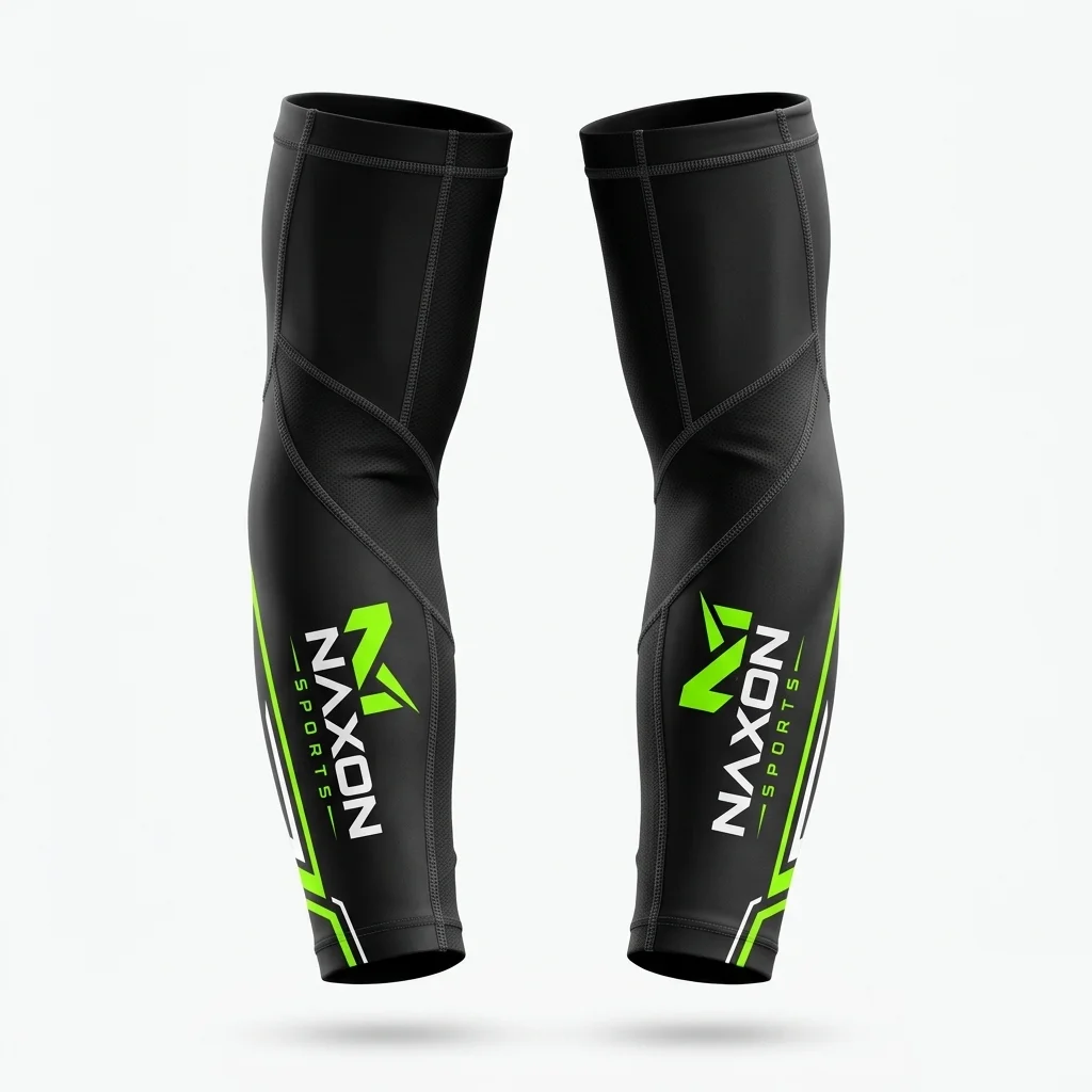Custom cycling arm sleeves by Naxon Sports