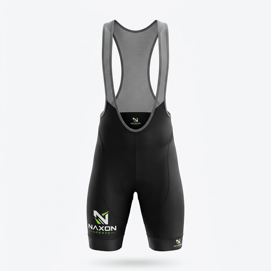 Custom cycling bib shorts by Naxon Sports
