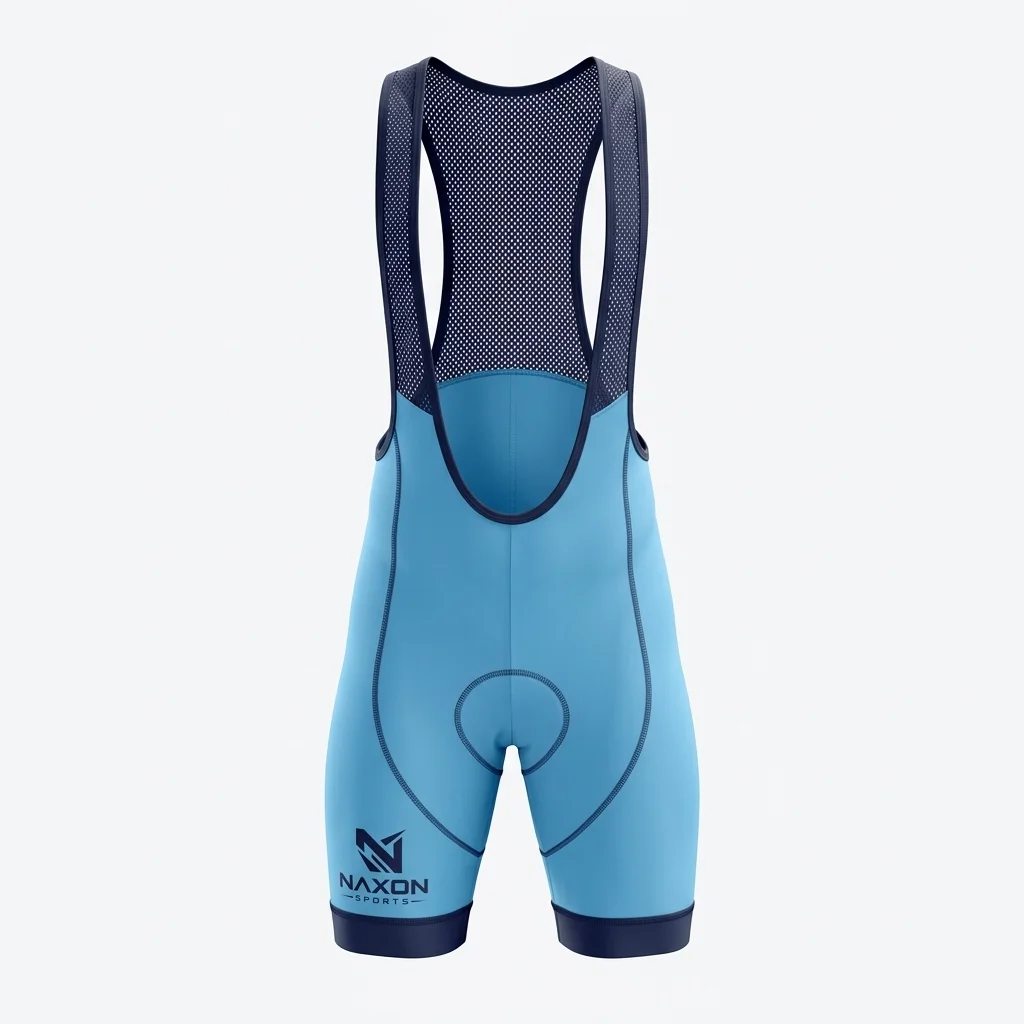 Custom cycling bib shorts by Naxon Sports