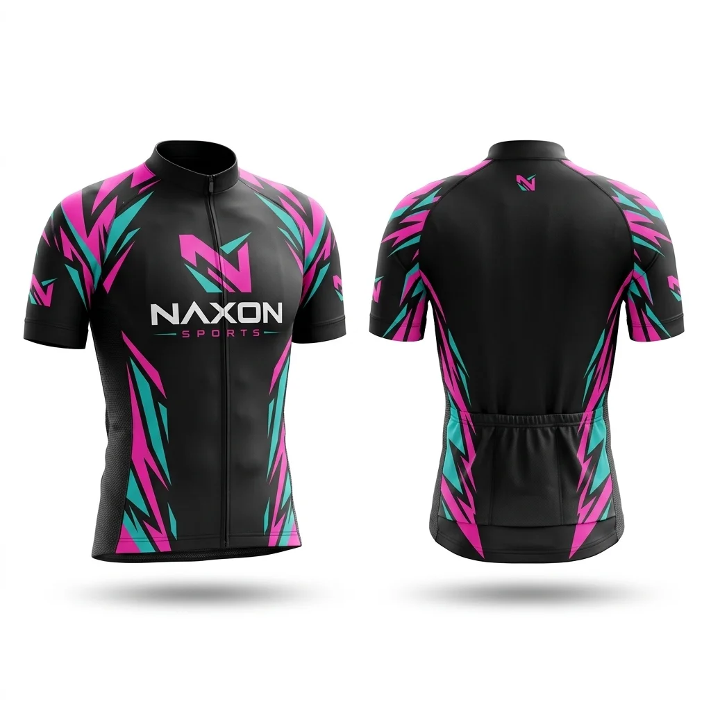Custom cycling jersey by Naxon Sports