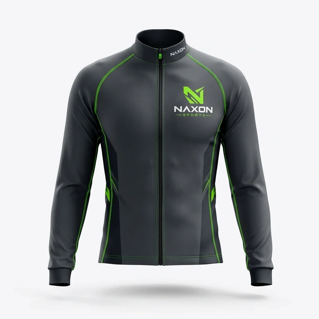 Custom cycling jersey front by Naxon Sports